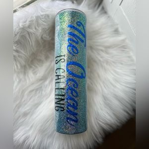 32 oz Tumbler with Epoxy “The Ocean is Calling”